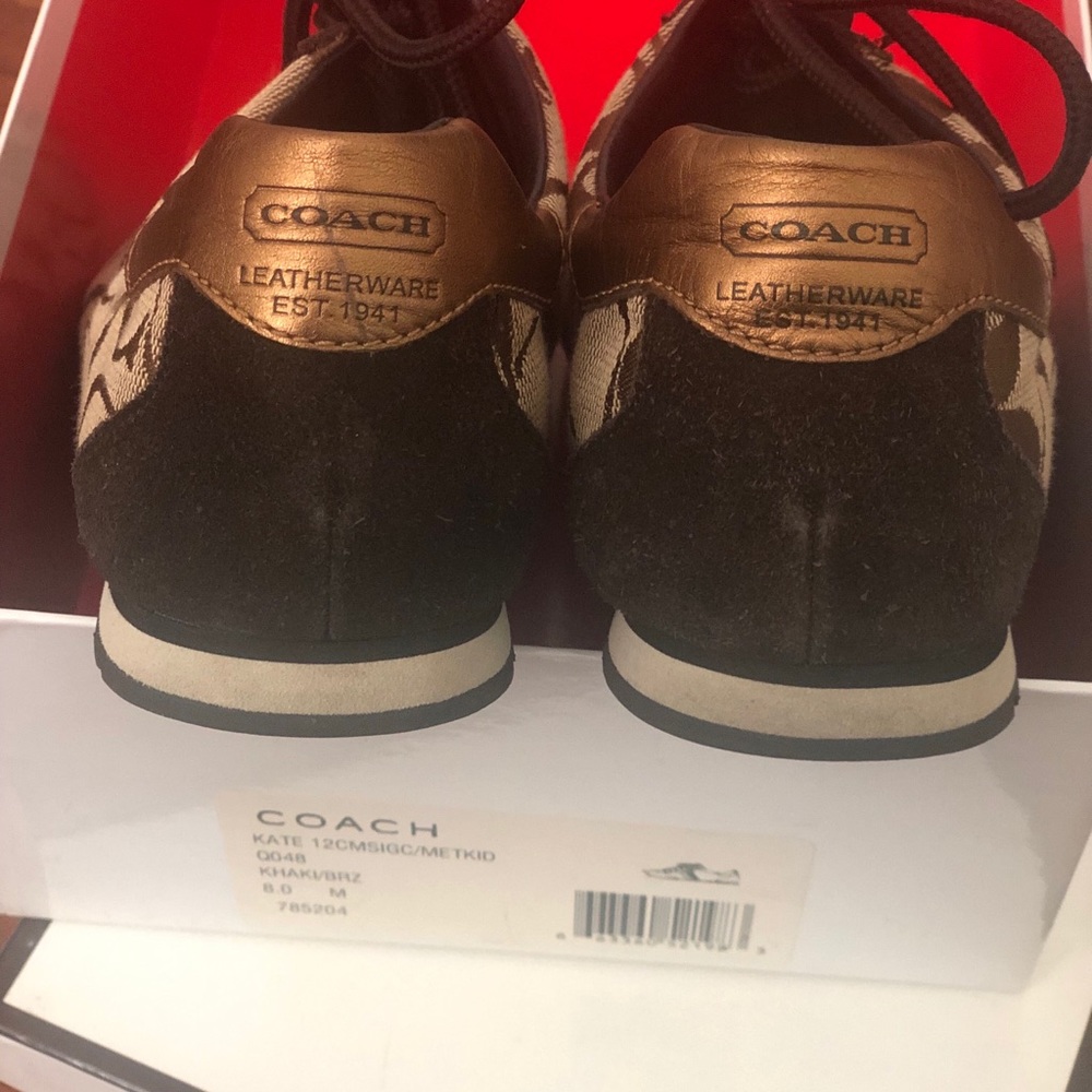 Coach Size 8 Sneakers - Picture 3 of 5